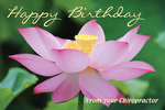 Happy Birthday From your Chiropractor (flower)