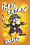 Happy Birthday Matey! (pirate)