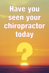 Have You Seen Your Chiropractor Today?