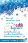 We wish you and your family peace, health, and happiness...
