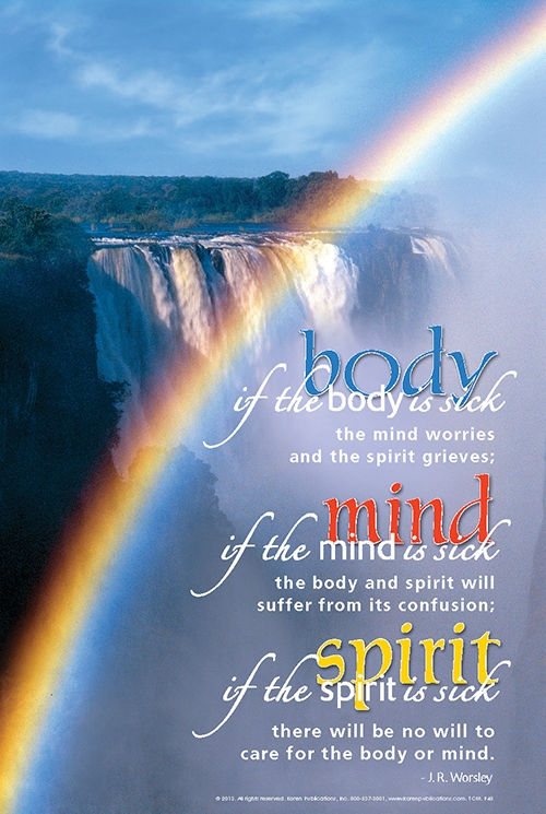 Body Mind Spirit J R Worsley Quote