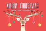 Merry Christmas from Your Chiropractor (Reindeer with ornaments)