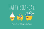 Happy Birthday From your Chiropractic Team - Dancing Gifts