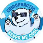 CHIROPRACTIC KEEPS ME COOL (polar bear)