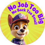 Chiropractic Pup To The Rescue Sticker