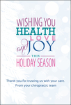 Wishing you health, love & joy