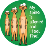 My spine is aligned and I feel fine!